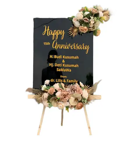 Papan Bunga Akrilik Longkib